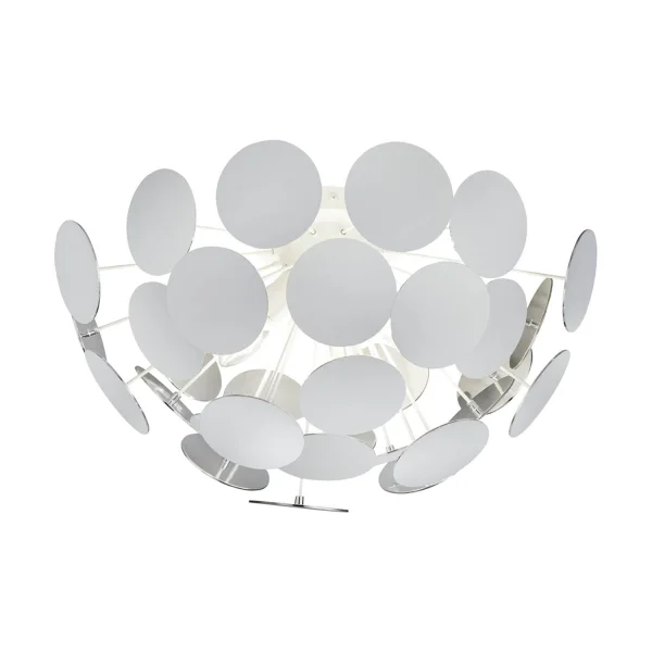 PLAFÓN DE TECHO KARIN BLANCO PLATA