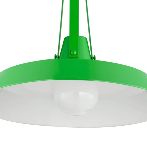 COLGANTE JOSIE VERDE ACERO