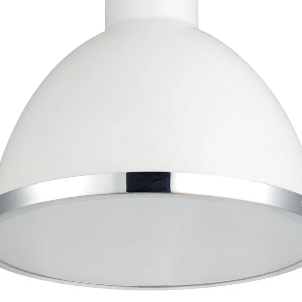 COLGANTE COLTON BLANCO ACERO