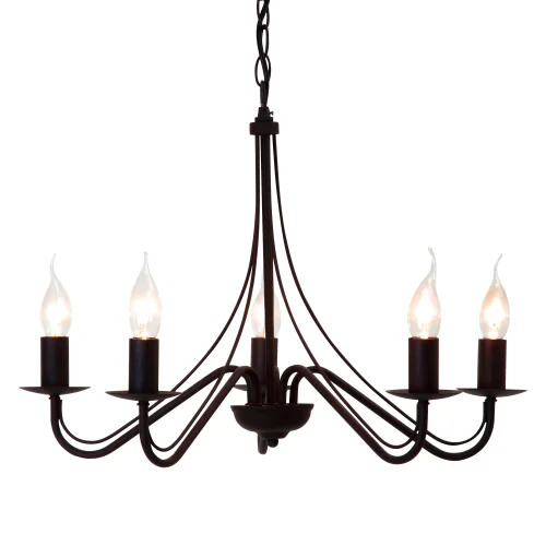 LÁMPARA DE TECHO 5 LUCES MIRANDA FORJA