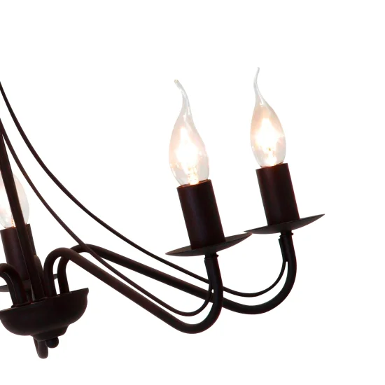 LÁMPARA DE TECHO 5 LUCES MIRANDA FORJA 2