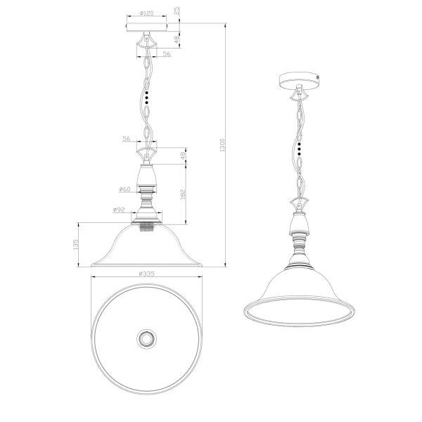 LÁMPARA DE TECHO COLGANTE MIRANDA FORJA LÁMPARA DE TECHO COLGANTE MIRANDA FORJA