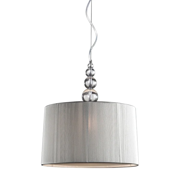 LAMPARA COLGANTE MARYLAND PLATA