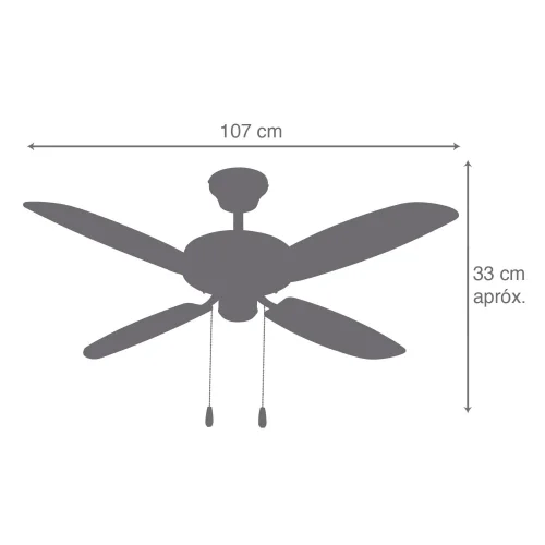 VENTILADOR DE TECHO SIN LUZ LANGFORD