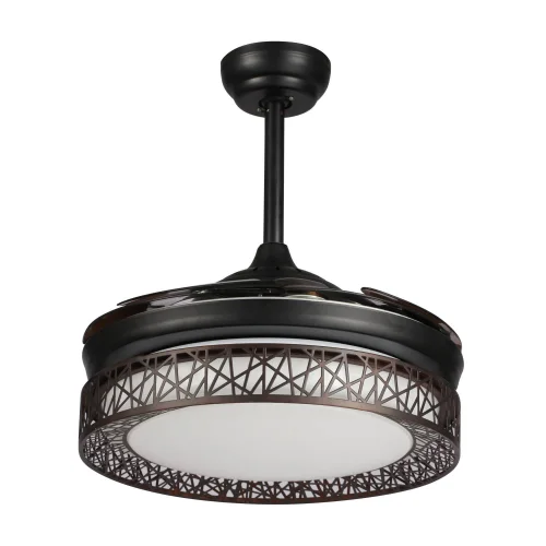 VENTILADOR DE TECHO LED FORREST MARRÓN