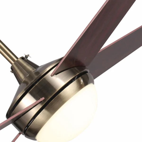VENTILADOR DE TECHO LED LYNK CUERO