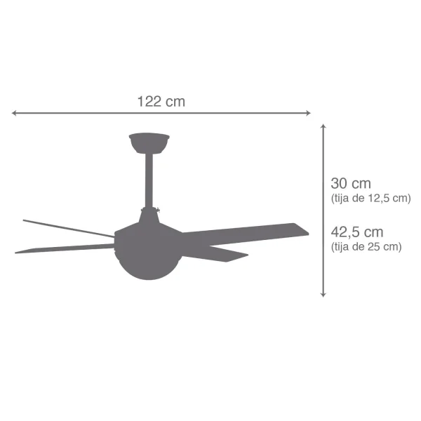 VENTILADOR DE TECHO LED LYNK BLANCO