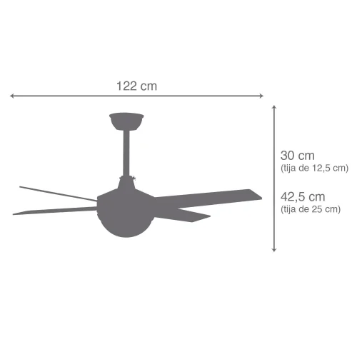 VENTILADOR DE TECHO LED LYNK BLANCO