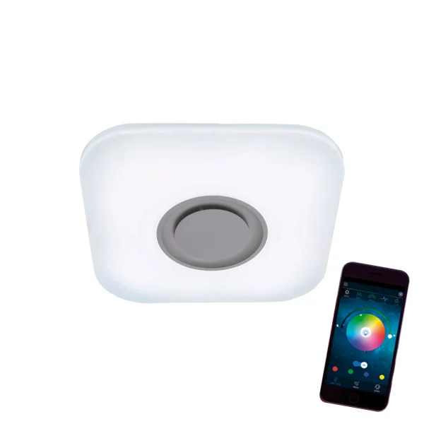 PLAFÓN LED 24W MUSICAL CUADRADO