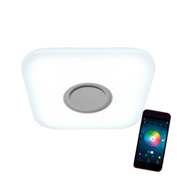 PLAFÓN LED 36W MUSICAL CUADRADO