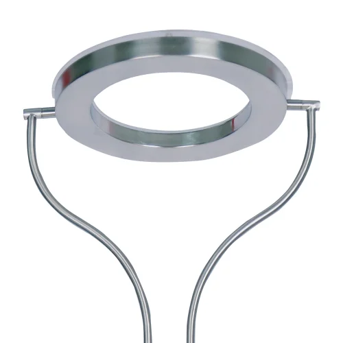 LÁMPARA DE PIE LED CAROUSEL 20W NÍQUEL SATINADO