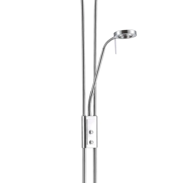 LÁMPARA DE PIE LED CAROUSEL 20W CROMO