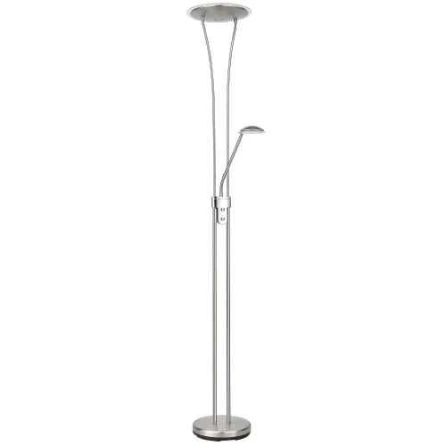 LÁMPARA DE PIE LED ARTEMIS 20W NÍQUEL SATINADO