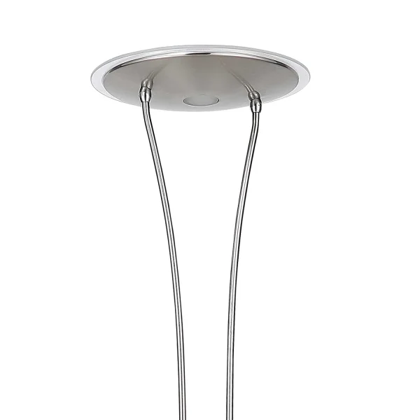 LÁMPARA DE PIE LED ARTEMIS 20W NÍQUEL SATINADO