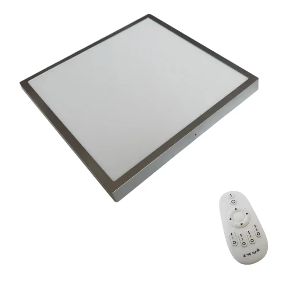 PLAFÓN SUPERFICE LED PEYTON PLATA REGULABLE