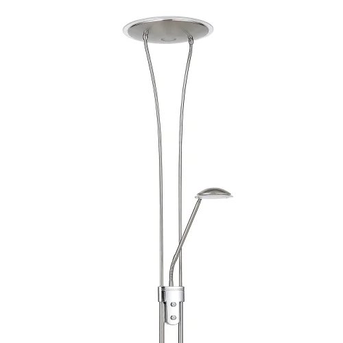 LÁMPARA DE PIE LED ARTEMIS 20W NÍQUEL SATINADO