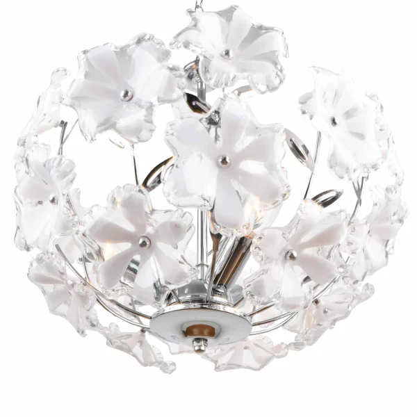 LÁMPARA DE TECHO ERIKA FLORES BLANCA LÁMPARA DE TECHO ERIKA FLORES BLANCA