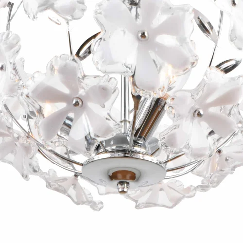 LÁMPARA DE TECHO ERIKA FLORES BLANCA LÁMPARA DE TECHO ERIKA FLORES BLANCA