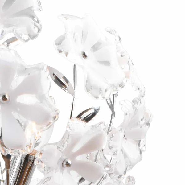 LÁMPARA DE TECHO ERIKA FLORES BLANCA LÁMPARA DE TECHO ERIKA FLORES BLANCA