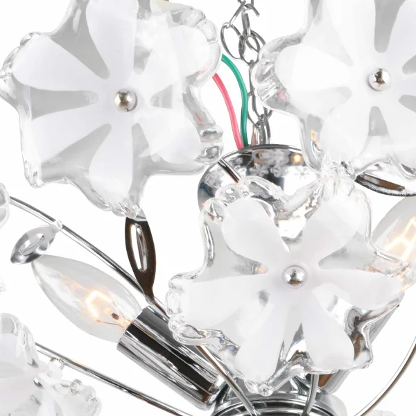 PLAFÓN ERIKA FLORES BLANCA