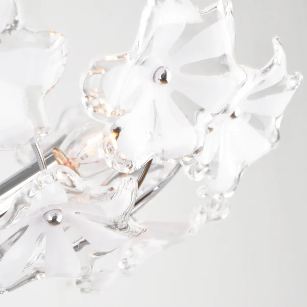 PLAFÓN ERIKA FLORES BLANCA