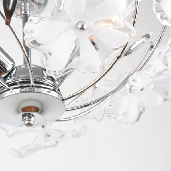 PLAFÓN ERIKA FLORES BLANCA