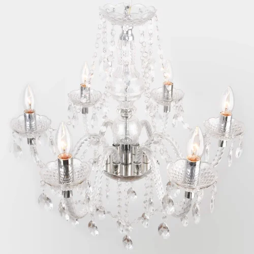 LÁMPARA DE TECHO 6 LUCES LIONETTA TRANSPARENTE