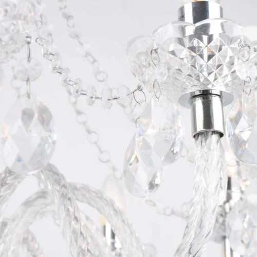 LÁMPARA DE TECHO 10 LUCES LIONETTA TRANSPARENTE