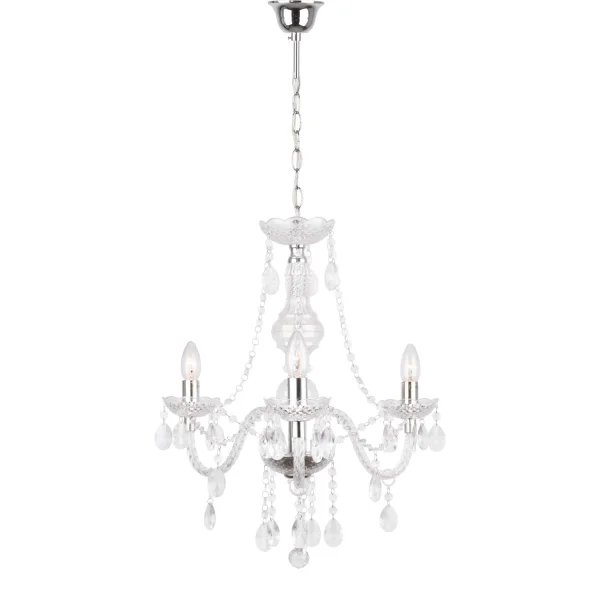 LÁMPARA DE TECHO 3 LUCES LIONETTA TRANSPARENTE LÁMPARA DE TECHO 3 LUCES LIONETTA TRANSPARENTE