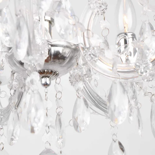 LÁMPARA DE TECHO 5 LUCES NICOLA TRANSPARENTE