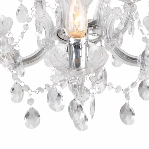LÁMPARA DE TECHO 5 LUCES NICOLA TRANSPARENTE