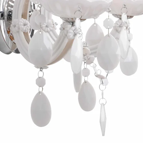 APLIQUE DE PARED 2 LUCES PRIMAVERA BLANCA