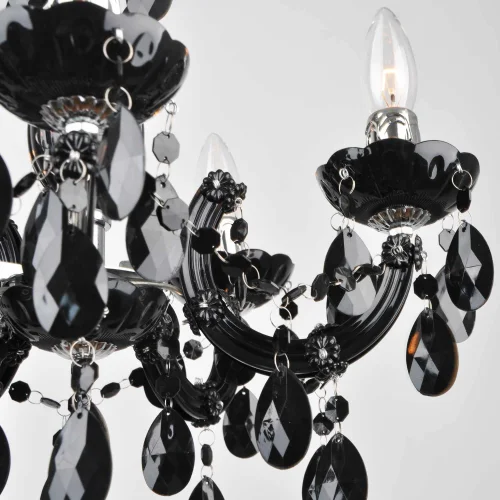 LÁMPARA DE TECHO 5 LUCES OLETHEA NEGRO