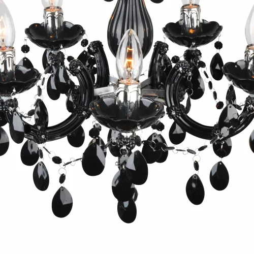 LÁMPARA DE TECHO 5 LUCES OLETHEA NEGRO