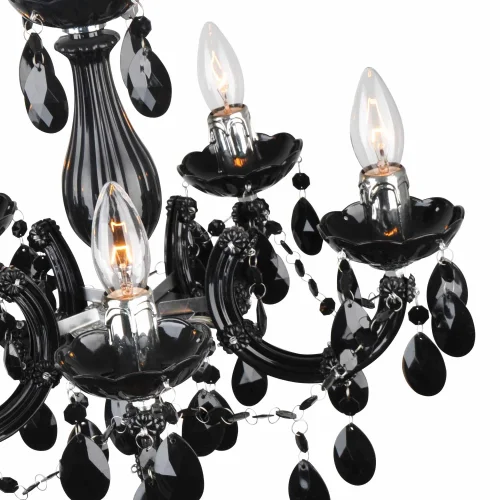 LÁMPARA DE TECHO 5 LUCES OLETHEA NEGRO