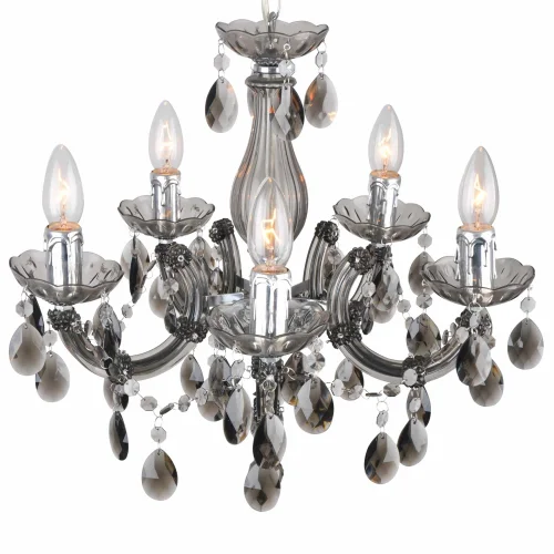 LÁMPARA DE TECHO 5 LUCES VIRGILIA FUMÉ