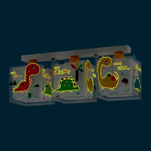 PLAFÓN INFANTIL DINOS