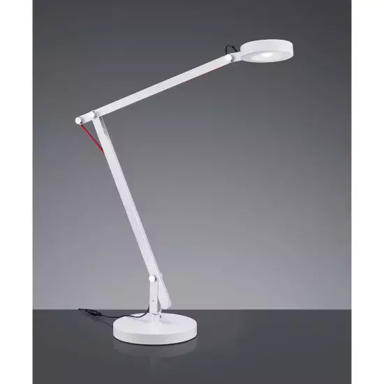 Flexo Led Angular Blanco, Iluminación de Interior | Lúzete 2