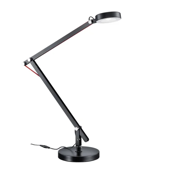 Flexo Led Angular Negro, Iluminación de Interior | Lúzete
