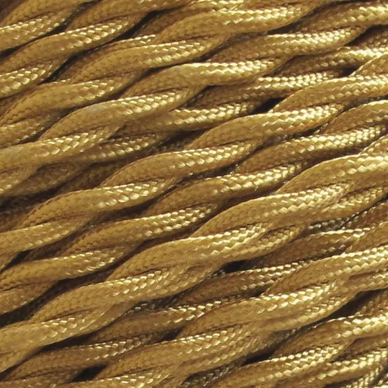 METRO DE CABLE RIZADO DORADO 2