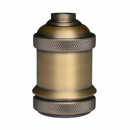 PORTALÁMPARAS E27 1L ACERO PAVON