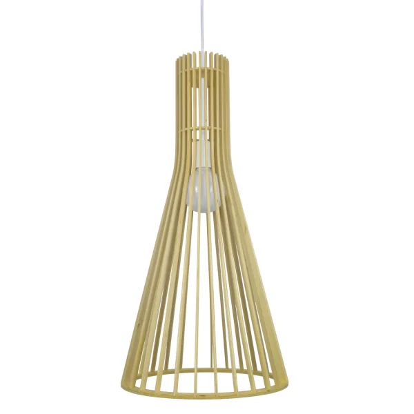 LÁMPARA DE TECHO KERSTIN MADERA 69CM