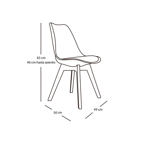 SILLA KARLSKRONA BEIGE SILLA KARLSKRONA BEIGE