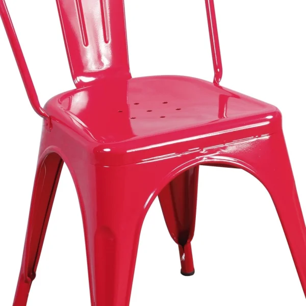 SILLA JOSEPHINE ROJA INDUSTRIAL SILLA JOSEPHINE ROJA INDUSTRIAL