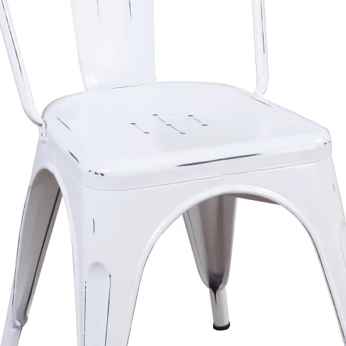 SILLA JOSEPHINE BLANCO ENVEJECIDO