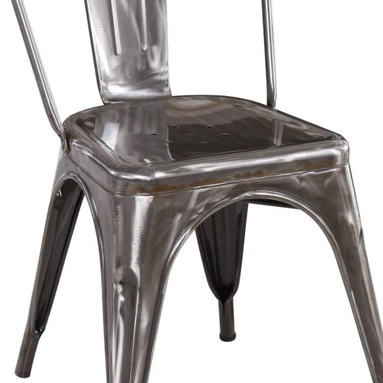 SILLA JOSEPHINE ENVEJECIDA METÁLICA 2