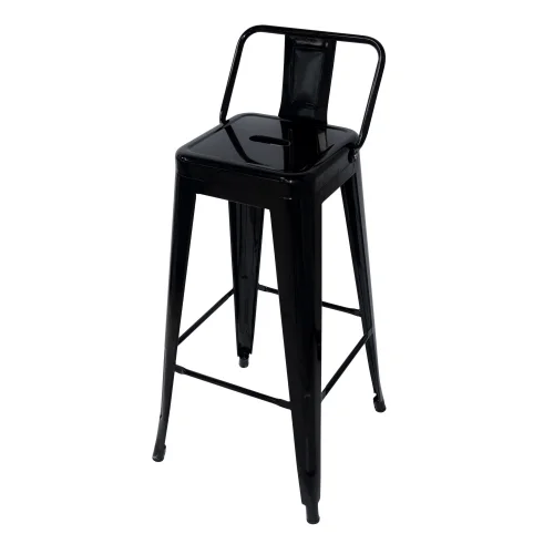 TABURETE ALTO JOSEPHINE NEGRO TABURETE ALTO JOSEPHINE NEGRO