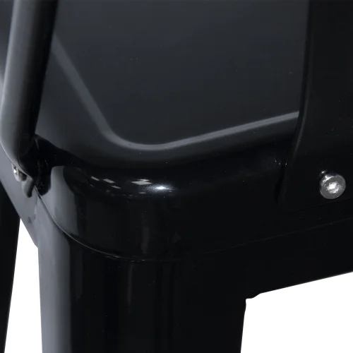 TABURETE ALTO JOSEPHINE NEGRO TABURETE ALTO JOSEPHINE NEGRO