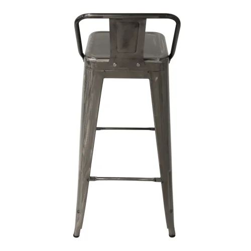 TABURETE ALTO JOSEPHINE ENVEJECIDO METÁLICO