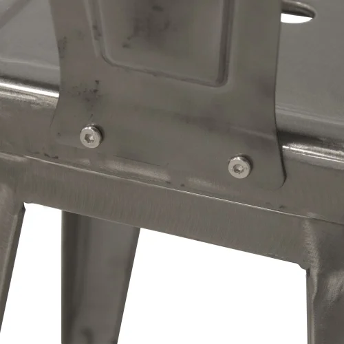 TABURETE ALTO JOSEPHINE ENVEJECIDO METÁLICO